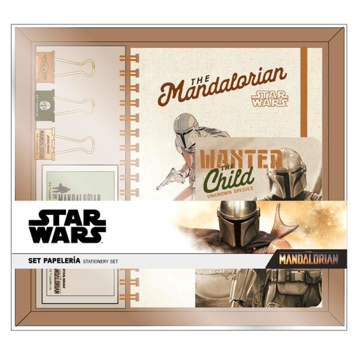 [8427934487592] Set papeleria Yoda Child The Mandalorian Star Wars