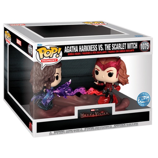 [889698650984] Figura POP Moment Marvel WandaVision Agatha Harkness Vs The Scarlet Witch Exclusive