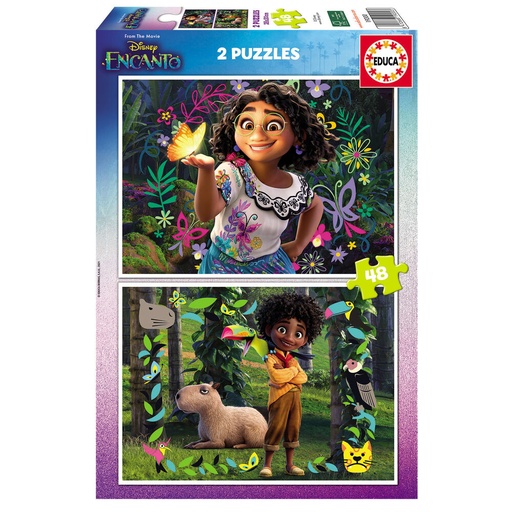 [8412668192003] Puzzle Encanto Disney 2x48pzs