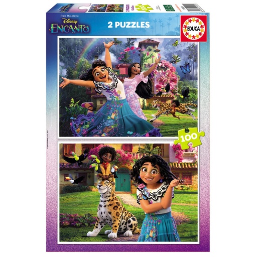 [8412668192010] Puzzle Encanto Disney 2x100pzs
