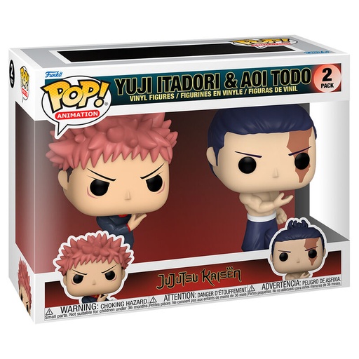 [889698720410] Blister 2 figuras POP Jujutsu Kaisen Yuji Itadori & Aoi Todo