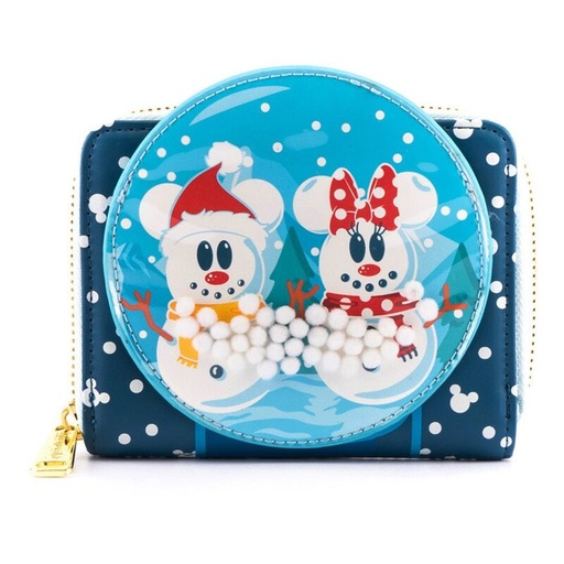 [671803382770] Cartera Mickey Minnie Snowman Disney Loungefly