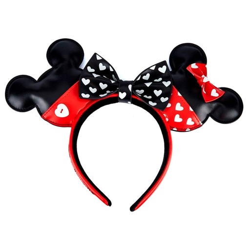 [671803401129] Diadema Orejas Valentines Mickey Minnie Disney Loungefly