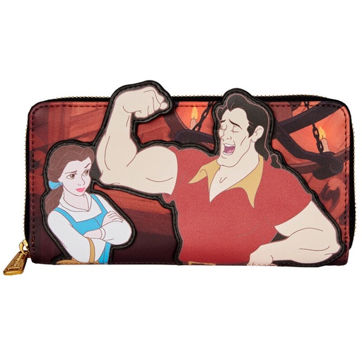 [671803403697] Cartera Villanos Escena Gaston La Bella y la Bestia Disney Loungefly