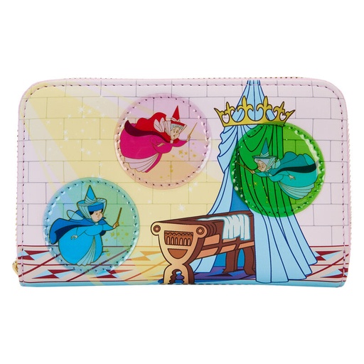 [671803476547] Cartera Hadas Madrinas Castillo La Bella Durmiente Disney Loungefly