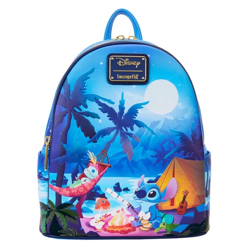 [671803514072] Mochila Camping Cuties Stitch Disney Loungefly 26cm