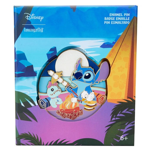 [671803517707] Pin Camping Cuties Stitch Disney Loungefly