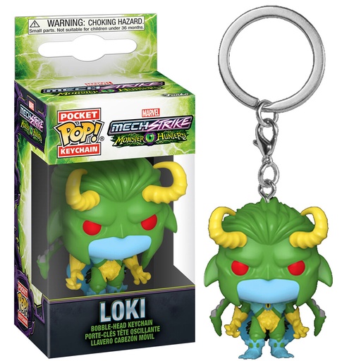 [889698615198] Llavero Pocket POP Marvel Monster Hunters Loki