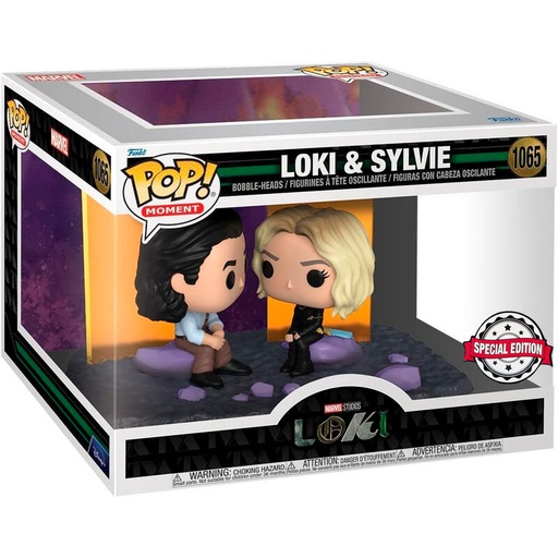 [889698650304] Figura POP Moment Marvel Loki - Loki and Sylvie Exclusive
