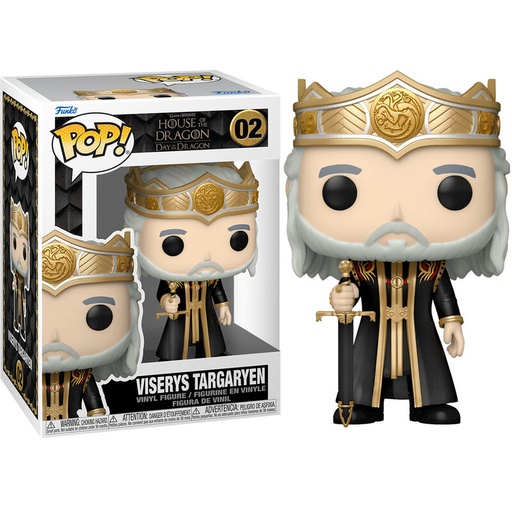 [889698656085] Figura POP Juego de Tronos La Casa del Dragon Viserys Targaryen