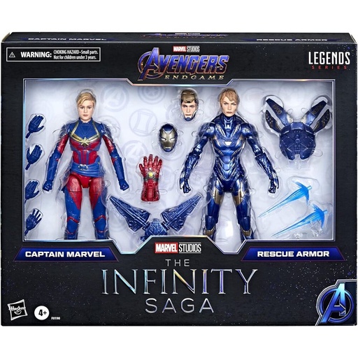 [5010993839865] Blister 2 figuras Captain Marvel & Rescue Armor The Infinity Saga Endgame Los Vengadores Avengers Marvel 15cm