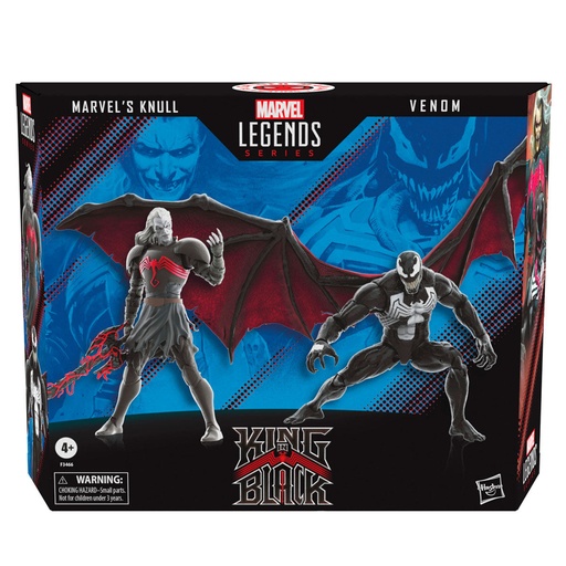 [5010994160227] Blister 2 figuras Marvel Knull y Venom King in Black Marvel Legends 15cm