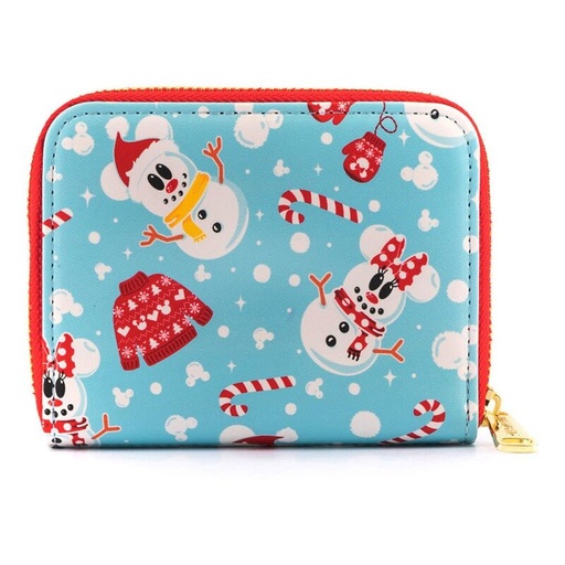 [671803382749] Cartera Mickey Minnie Snowman Disney Loungefly