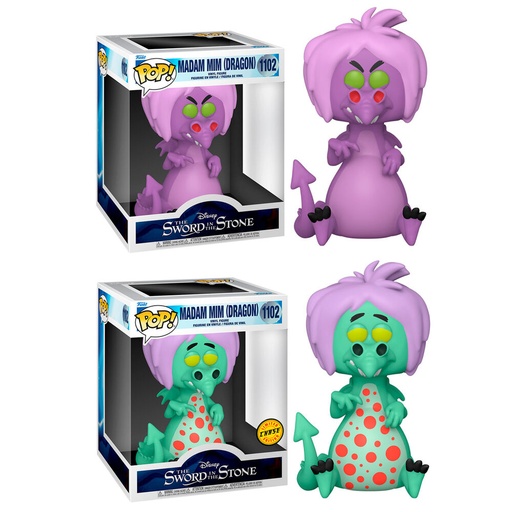 [889698491600 C12] Figura POP Disney Merlin El Encantador Mim as Dragon 15cm 10+2 Chase