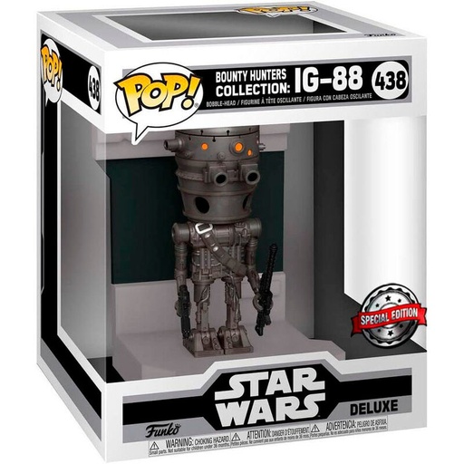 [889698561068] Figura POP Deluxe Star Wars Bounty Hunters IG-88 Exclusive