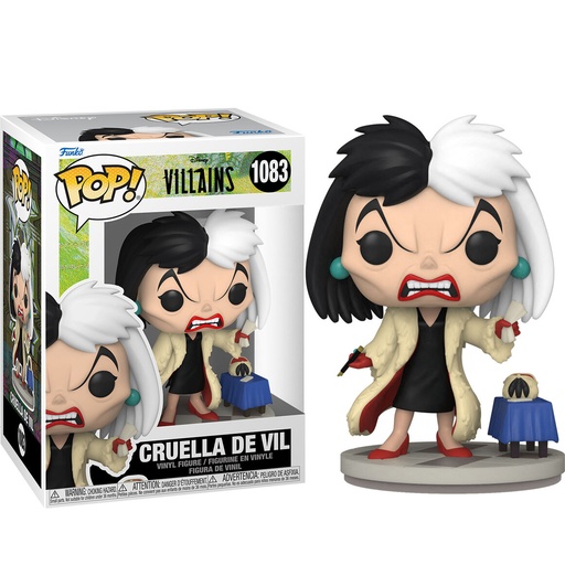 [889698573498] Figura POP Disney Villains Cruella de Vil
