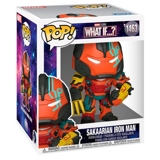 [889698586474] Figura POP Super Marvel What IF Sakaarian Iron Man