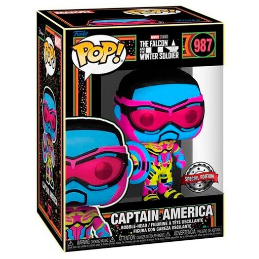 [889698627559] Figura POP Marvel Falcon y el Soldado de Invierno Capitan America Exclusive