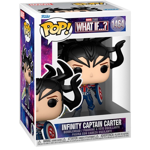 [889698680462] Figura POP Marvel What IF Infinity Captain Carter