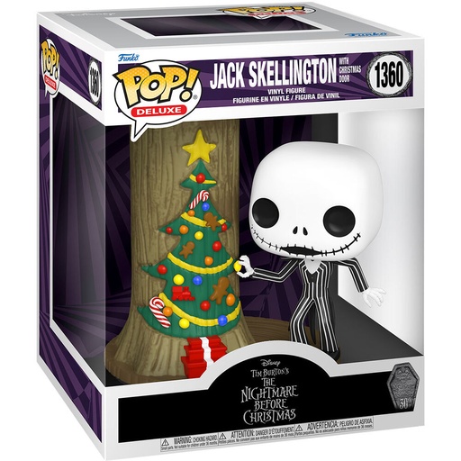 [889698723107] Figura POP Disney Deluxe Pesadilla Antes de Navidad 30th Anniversary Jack Skellington With Christmas Door