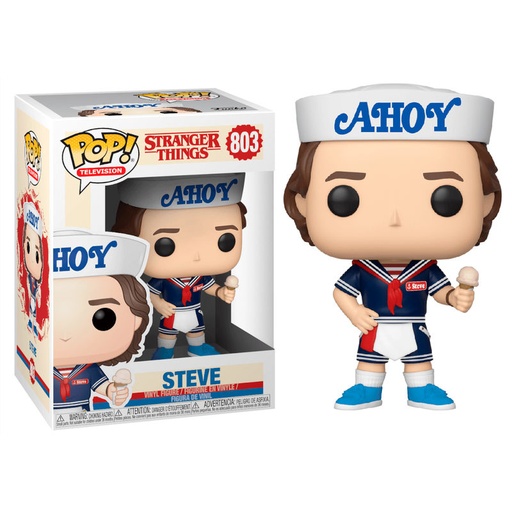 [889698385350] Figura POP Stranger Things 3 Steve with Hat and Ice Cream