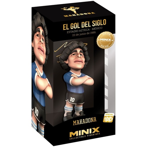 [8436605117447] Figura Minix Gol del siglo Maradona 12cm