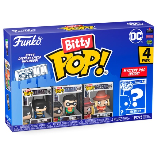 [889698713115] Blister 4 figuras Bitty POP DC Comics Batman