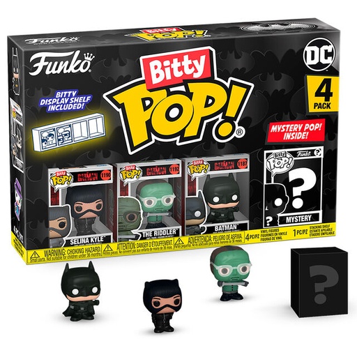 [889698811286] Blister 4 figuras Bitty POP DC Comics Batman 85th Anniversary Selina Kyle