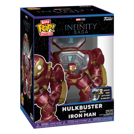 [889698836456] Figura Bitty Bots Marvel Infinity Saga Hulkbuster with Iron Man