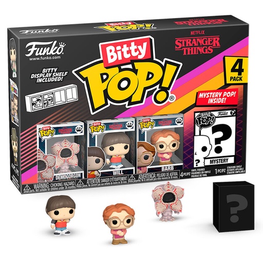 [889698836616] Blister 4 figuras Bitty POP Stranger Things Demogorgon