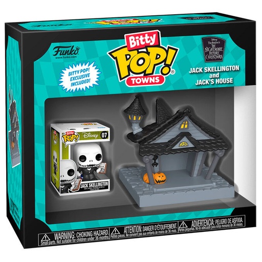 [889698836838] Figura Bitty POP Town Disney Pesadilla Antes de Navidad Jack at Home