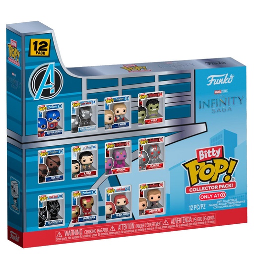 [889698859240] Multipack Bitty POP Marvel Infinity Saga 12pzs