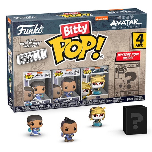 [889698730594] Blister 4 figuras Bitty POP Avatar The Last Airbender Katara