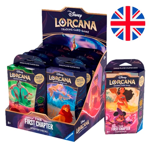 [4050368981899] Baraja juego cartas The First Chapter Disney Lorcana ingles surtido