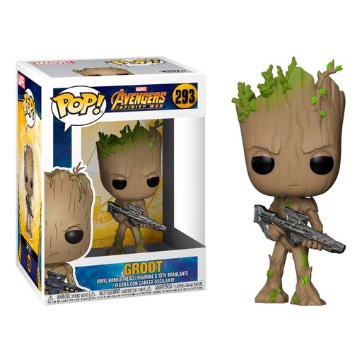 [889698269049] Figura POP Marvel Avengers Infinity War Teen Groot with Gun