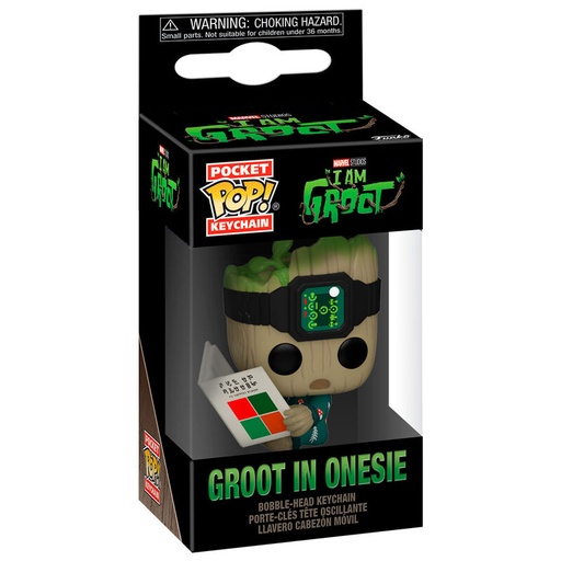 [889698706476] Llavero Pocket POP Marvel I am Groot - Groot with Onesie