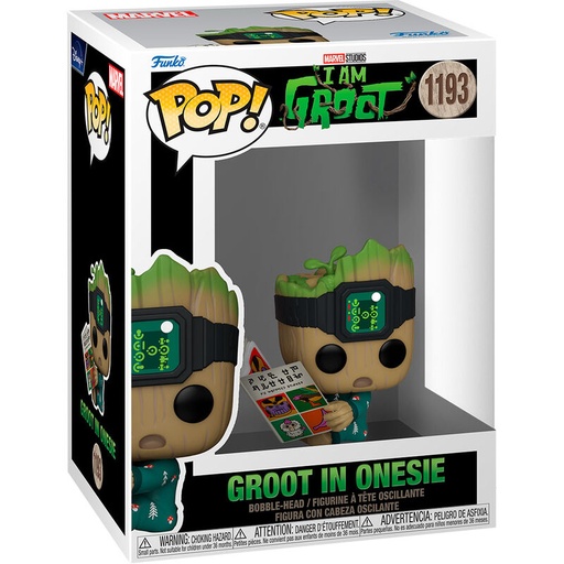 [889698706513] Figura POP Marvel I am Groot - Groot in Onesie