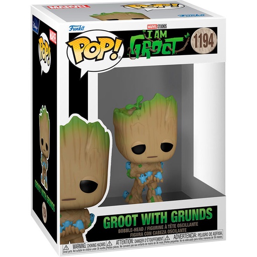 [889698706520] Figura POP Marvel I am Groot - Groot with Grunds