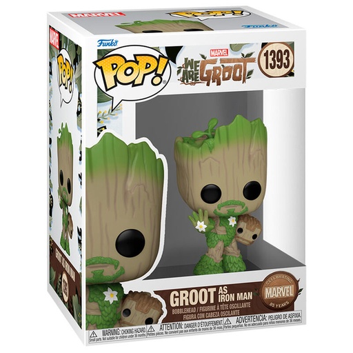[889698795166] Figura POP Marvel We Are Groot - Groot as Iron Man