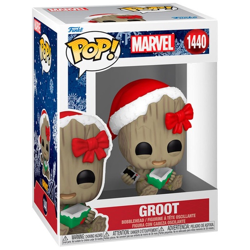 [889698800334] Figura POP Marvel Groot with Present
