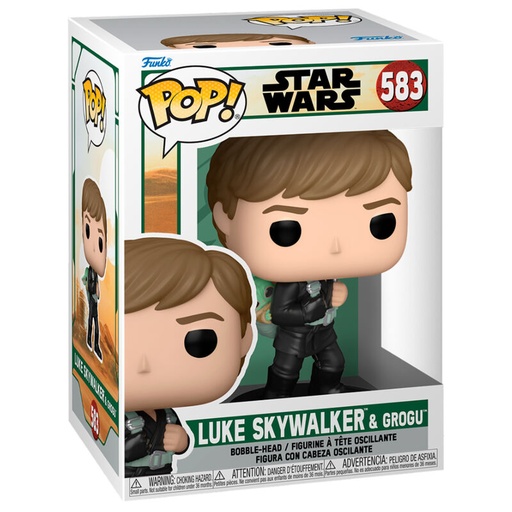 [889698686525] Figura POP Star Wars El Libro de Boba Fett 2 Luke Skywalker & Grogu