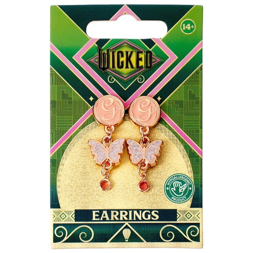 [5055583461460] Pendientes Mariposa Glinda Wicked