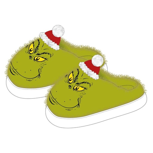 [28445484548543] Pantuflas El Grinch adulto