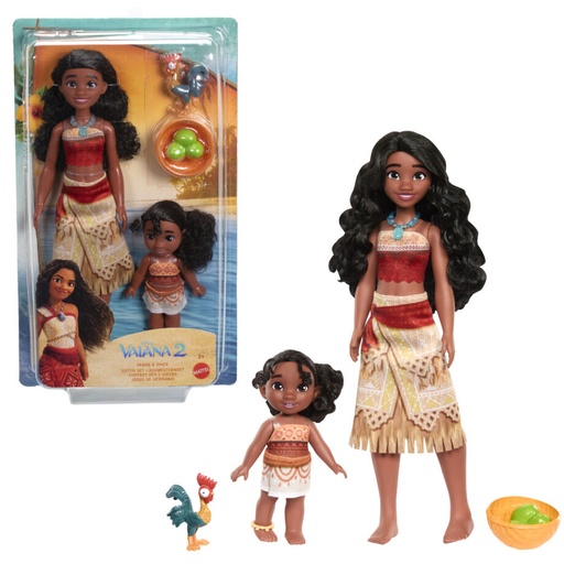 [194735265411] Blister 2 muñecas Vaiana & Simea Moana 2 Disney