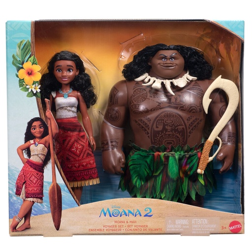 [194735281619] Blister 2 muñecos Vaiana &#38; Maui Vaiana Moana 2 Disney