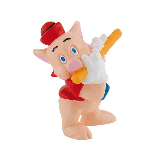 [4007176124901] Figura Cerdito Flauta Los 3 Cerditos 5cm