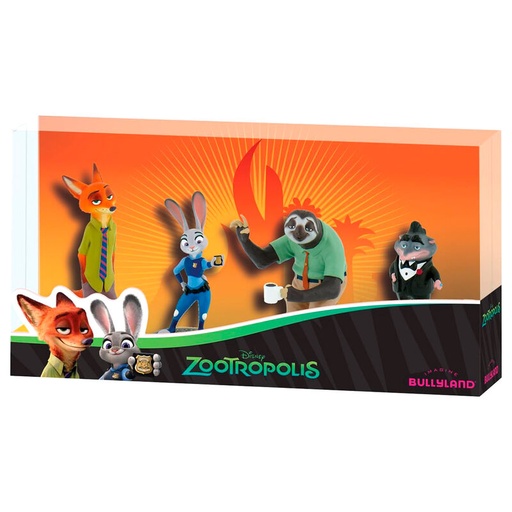 [4007176131626] Blister 4 figuras Zootropolis Disney