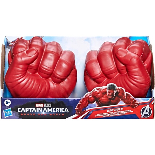 [5010996204851] Super puños Hulk Rojo Capitan America Brave New World Marvel