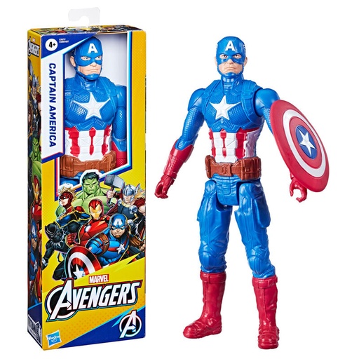 [5010996214676] Figura Capitan America Deluxe Titan Hero Vengadores Avengers Marvel 30cm