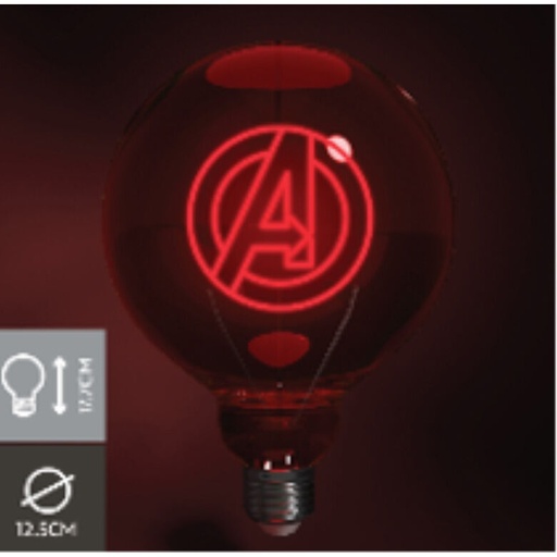 [5056577746389] Bombilla LED Neon Los Vengadores Avengers Marvel